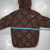 550 Fill The North Face Puffer - Medium Brown Polyester