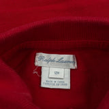 Age 12 Months Ralph Lauren Sweater - 3XS Red Cotton