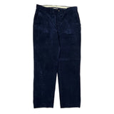 Unbranded Cord Pants - 33″ Waist Navy Cotton
