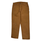 Dickies Carpenter Trousers - 32W 30L Brown Cotton