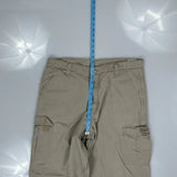 Wrangler Cargo Trousers - 36W 34L Beige Cotton