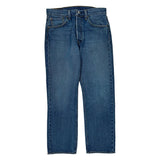 501 Levis Jeans - 32W 30L Blue Cotton