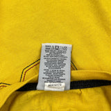 85 Tommy Jeans Graphic Long Sleeve T-Shirt - Large Yellow Cotton