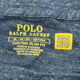 Polo By Ralph Lauren Slim Fit Long Sleeve T-Shirt - XL Blue Cotton
