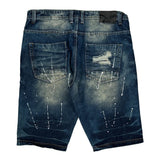 Switch Denim Shorts - 36W 12L Blue Cotton