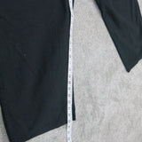 Vintage Womens Chino Pants Straight Leg High Rise 100% Cotton Black Size 22W M