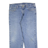 CARHARTT Mens Relaxed Light Blue Denim Jeans W40 L34 Classic Cotton Blend Zip