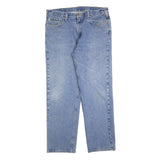 CARHARTT Mens Relaxed Light Blue Denim Jeans W40 L34 Classic Cotton Blend Zip