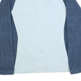 THE NORTH FACE Womens Blue Light Blue Zip Jacket M Polyester Fleece Outdoor