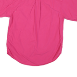 EDDIE BAUER Mens Pink Cotton Blend Casual Shirt L Button Down Short Sleeve