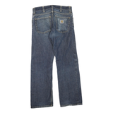 CARHARTT Womens Regular Blue Denim Jeans W30 L30 Cotton Blend Zip