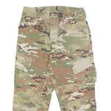 Mens Cotton Blend Camouflage Regular Fit Cargo Trousers W30 L25 Outdoor Utility