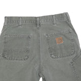 CARHARTT Womens Green Casual Cotton Blend Workwear Shorts M W30 Utility
