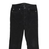 CALVIN KLEIN JEANS Womens Cotton Blend Black Regular Straight Trousers W30 L27