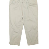 CABIN CREEK Mens Cotton Blend Beige Relaxed Straight Leg Trousers W28 L27 Casual
