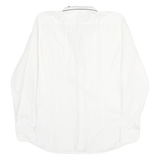 JOOP Mens White Slim Fit Shirt S Cotton Blend Long Sleeve Button Collar