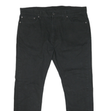 LEVI'S 510 Mens Jeans Black Classic Skinny Denim Raw W38 L27 Zip Closure