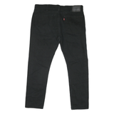 LEVI'S 510 Mens Jeans Black Classic Skinny Denim Raw W38 L27 Zip Closure