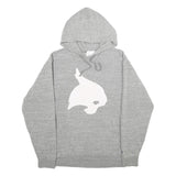 CHAMPION Mens Grey Hoodie M Cotton Blend Pullover Hooded Sweatshirt