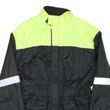 CRANE Mens Yellow & Black High Visibility Jacket S Polyester Blend Zip