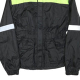 CRANE Mens Yellow & Black High Visibility Jacket S Polyester Blend Zip