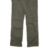 CARHARTT Mens Cotton Blend Green Regular Straight Trousers W30 L32 Workwear