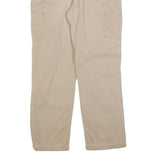 CARHARTT Mens Cotton Blend Beige Relaxed Straight Trousers W38 L32 Workwear