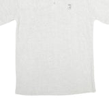 COMPAGNIE FRANCAISE Mens White Short Sleeve Polo Shirt L Cotton Blend Casual