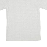 COMPAGNIE FRANCAISE Mens White Short Sleeve Polo Shirt L Cotton Blend Casual