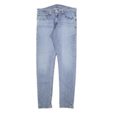LEVI'S 512 Tapered Mens Jeans Blue Cotton Blend Slim W34 L34 Stylish Classic Fit
