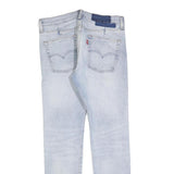 LEVI'S 510 Mens Slim Blue Denim Light Stone Wash Jeans W31 L29 Slim Fit Zip