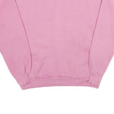 AMERICAN IMPRESSIONS Womens Pink Sweatshirt L Crew Neck Soft Cotton Blend