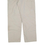 CARHARTT Mens Cotton Blend Beige Regular Fit Straight Trousers W36 L34 Workwear