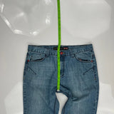 Coogi Graphic Jeans - 38W 32L Blue Cotton