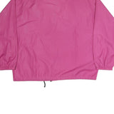 RIVELLA Womens Pink & Yellow Zip Jacket L Polyester Colourblock Outdoor Casual