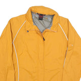 MAMMUT Womens Yellow Outdoor Jacket L Polyester Blend Zip Plain Lightweight