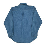 Marlboro Denim Shirt - XL Blue Cotton