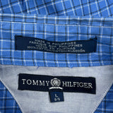Tommy Hilfiger Checked Shirt - Large Blue Cotton