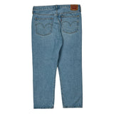 501 Levis Jeans - 33W 26L Light Wash Cotton