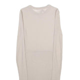 HOUSE OF CB Womens Cream Bodycon Polyester Blend Dress Long Sleeve XS Elegant