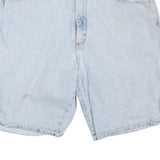 WRANGLER Womens Denim Blue Casual Shorts M W30 Cotton Blend Relaxed Fit