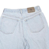 WRANGLER Womens Denim Blue Casual Shorts M W30 Cotton Blend Relaxed Fit