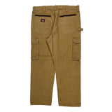 Wrangler Cargo Trousers - 38W 31L Brown Cotton
