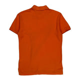 Polo By Ralph Lauren Slim Fit Polo Shirt - Medium Orange Cotton