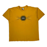Nike Graphic T-Shirt - 2XL Yellow Cotton