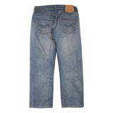 LEVI'S 501 Womens Jeans Blue Regular Straight Denim Medium W32 L25 Classic Fit