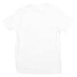 NAUTICA Womens White Crew Neck Short Sleeve Classic Fit T-Shirt M Plain Cotton