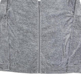 MANOR Womens Grey Jacket XL Polyester Blend Plain Zip Casual Lightweight