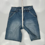 Utility Denim Shorts - 32W 10L Blue Cotton