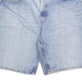 TWEED RIVER Mens Light Blue Denim Casual Shorts XL W38 Cotton Blend Relaxed Fit